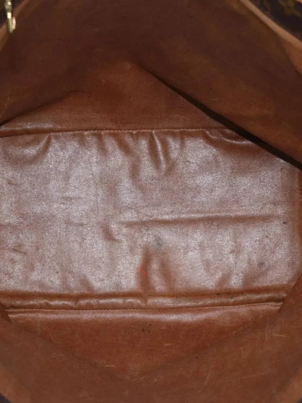 LOUIS VUITTON Monogram Sac Shopping Tote Bag M51108 LV Auth bs35832